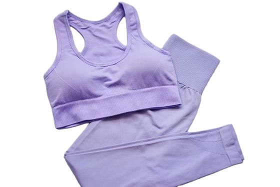 Kombinezon treningowy Poliester Kobiece biustonosze sportowe SML Legginsy fitness z wysokim stanem