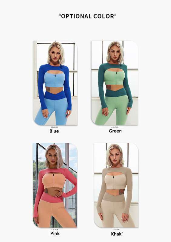 Poliester Fitness Siłownia Odzież do jogi Damskie przycięte legginsy treningowe Activewear