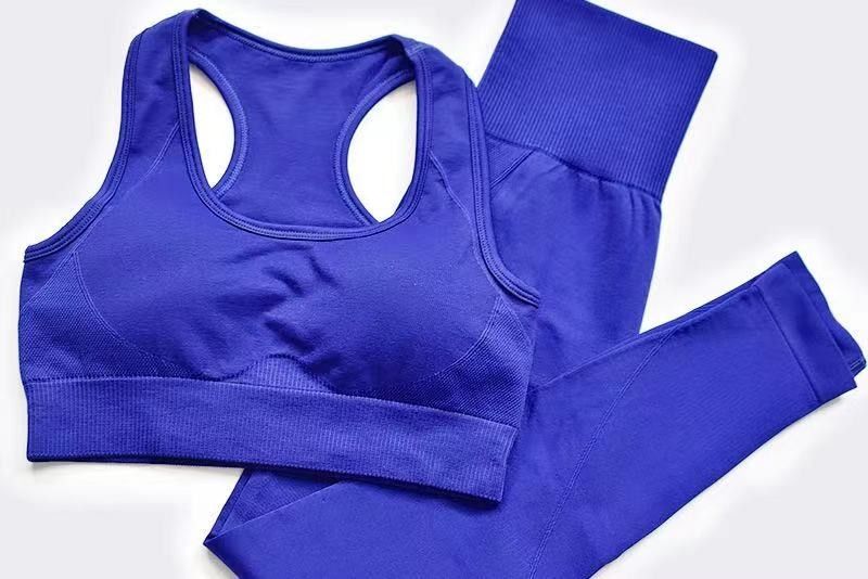 Kombinezon treningowy Poliester Kobiece biustonosze sportowe SML Legginsy fitness z wysokim stanem