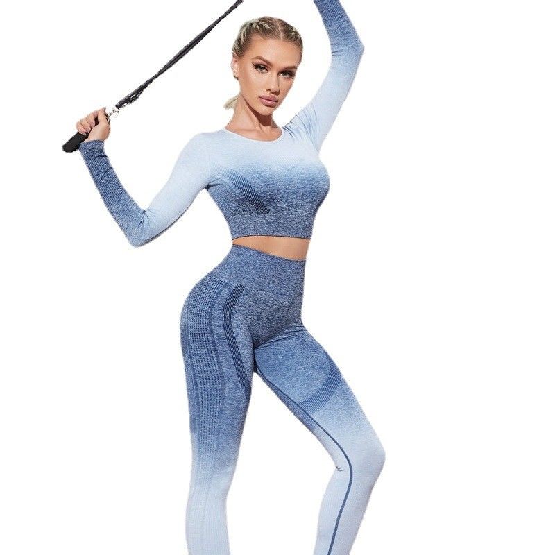 Tie Dye S M L Długi stanik sportowy Crop Top Poliester Nylon Sportowe legginsy